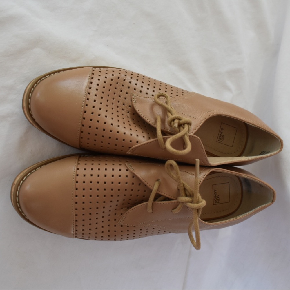 14th and Union perforated leather Oxfords, Sz 7.5